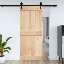NARVIK tömör fenyőfa ajtó 100 x 210 cm építőanyag