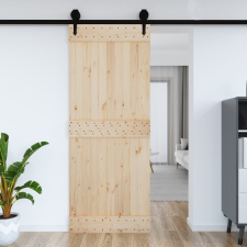 NARVIK tömör fenyőfa ajtó 90 x 210 cm építőanyag