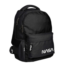 NASA iskolatáska, hátizsák 2 rekeszes Black - Paso iskolatáska