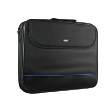 Natec IMPALA Laptop táska 15,6" Fekete-Kék számítógéptáska