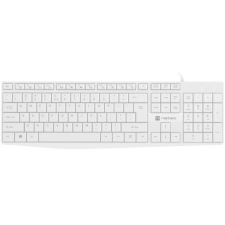 Natec Nautilus Keyboard White US billentyűzet