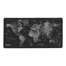 Natec NPO-1119 Time Zone Map Maxi fekete egérpad asztali számítógép kellék