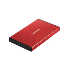 Natec Rhino Go 2.5" USB 3.0 Külső HDD ház - Piros asztali számítógép kellék