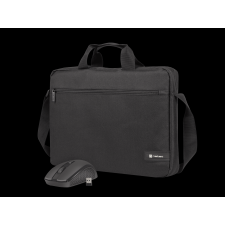 Natec Wallaroo 2 15,6 " Notebook táska Vezeték nélküli egérrel - Fekete számítógéptáska