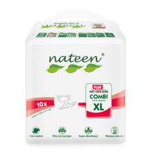 Nateen COMBI PLUS eldobható felnőtt pelenka XL 3400 ml 10X gyógyászati segédeszköz