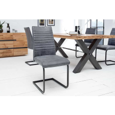 Nathalie Szánkótalpas szék Nathalie antik szürke - fekete bútor