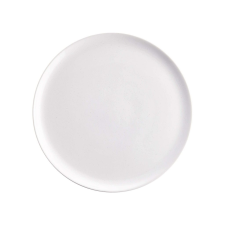 Native lapos tányér, fehér ?27cm tányér és evőeszköz