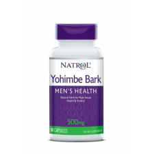 Natrol Yohimbe Bark, szexuális egészség támogatása férfiaknak, 500 mg, 90 db, Natrol vitamin és táplálékkiegészítő