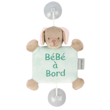  Nattou Baby on Board plüss Iris and Lali - Lali, a kutya babakocsi kiegészítő