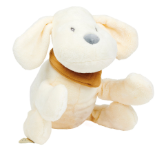 Nattou játék flanel 30cm Charlie, a kutya vanília egyéb bébijáték
