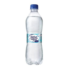 NATUR AQUA Ásványvíz, szénsavas, NATUR AQUA, 0,5 l üdítő, ásványviz, gyümölcslé