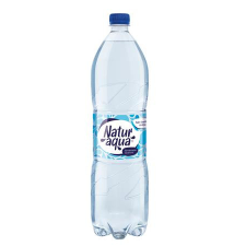 NATUR AQUA Ásványvíz, szénsavas, NATUR AQUA, 1,5 l üdítő, ásványviz, gyümölcslé