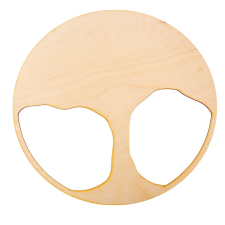  Natúr fa Dekorálható DIY fa alap 37cm karcsú fa dekorációs kellék