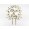  Natúr fa - Egyedi tortadísz kívánság szerinti felirat