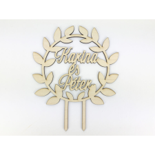  Natúr fa - Egyedi tortadísz kívánság szerinti felirat dekorációs kellék