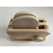  Natúr fa játék  - Kenyérpirító konyhakészlet