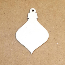  Natúr fa karácsonyfadisz pufi. Mérete: 6 cm dekorációs kellék