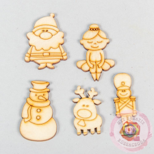 NATÚR FA KARI FIGURA 5 CM 5 DB-OS dekorációs kellék
