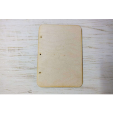 Natúr fa - Könyvborító 18*24,8cm dekorációs kellék
