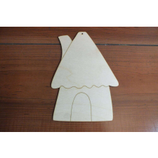  Natúr fa - Kunyhó 22cm dekorációs kellék