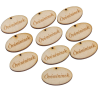  Natúr fa ovál &amp;#34;Óvónéninek&amp;#34; tábla 4cm 10db-os
