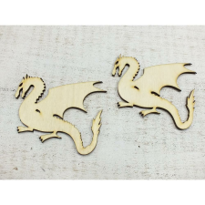  Natúr fa - Sárkány 9,5cm 2db/csomag dekorációs kellék