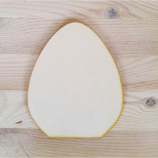  Natúr fa tojás, mérete: 115x140 mm dekorációs kellék