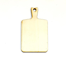  Natúr fa vágódeszka, hűtőmágnesnek. Mérete: 55x97 mm dekorációs kellék