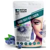 Natur Tanya GOOD DAY! Kollagén por 237 g, frissítő áfonya ízben - hal és marha kollagén peptidek, biotin, C-vitamin és cink-biszglicinát - Natur Tanya