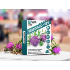 Natur Tanya MÁRIATÖVIS MAX + KOLIN - Maximális mennyiségű szilimarin, kolinnal 60 kapszula Natur Tanya® vitamin és táplálékkiegészítő