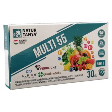 Natur Tanya multi 55 fermentált multivitamin tabletta 30db vitamin és táplálékkiegészítő