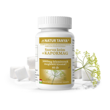 Natur Tanya Natur Tanya® 3000mg Kapormag kivonatot és 120mcg szerves krómot tartalmazó étrend-kiegészítő tabletta vitamin és táplálékkiegészítő