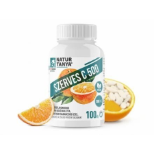 Natur Tanya Natur Tanya Szerves C 500 – Kétféle C-vitamin és citrus bioflavonoidok gyomorkímélő rágótablettában, finom narancs ízben 100 db vitamin és táplálékkiegészítő