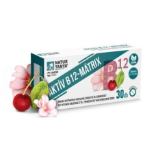 Natur Tanya Naturtanya aktív b12-mátrix rágótabletta 30 db vitamin és táplálékkiegészítő