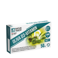 Natur Tanya Oliva D3-Vitamin - 4000 NE (50 Lágykapszula) vitamin és táplálékkiegészítő