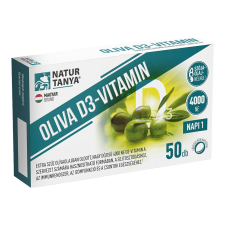 Natur Tanya Oliva D3-vitamin - 4000 NE - 50 lágyzselatin kapszula - Natur Tanya vitamin és táplálékkiegészítő