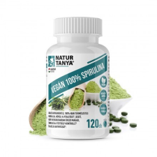  Natur Tanya® Vegán 100% Spirulina - adalékanyagmentes mikroalga, vitalitás, testsúly-kontroll, emésztés. vitamin és táplálékkiegészítő
