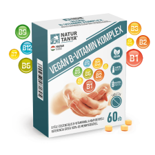 Natur Tanya ® VEGÁN B-VITAMIN KOMPLEX 60 db vitamin és táplálékkiegészítő