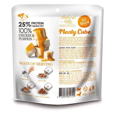 Natural Kitty Meaty Cube 100% Csirke & Sütőtök 60g macskaeledel
