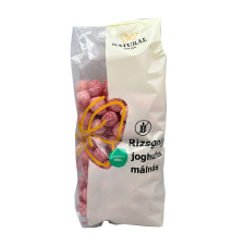 Natural Natural gluténmentes rizsgolyók joghurt málna 140 g reform élelmiszer