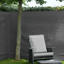 NATURE antracitszürke PE kerti válaszfal 1,2 x 5 m (428527) építőanyag