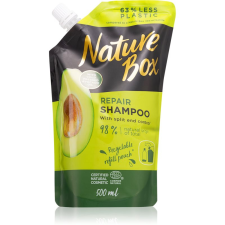 Nature Box Avocado mélyregeneráló sampon a töredezett hajvégekre utántöltő 500 ml sampon