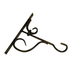 NATURE Fali virágtartó kar öntöttvas 25 cm kerti dekoráció