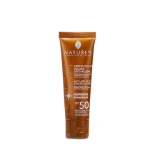 Nature's iSolari Anti-aging napvédő gélkrém arcra SPF50 50ml naptej, napolaj