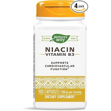 Nature's way Niacin, B3-vitamin, 100 mg, 100 db, Nature's Way vitamin és táplálékkiegészítő