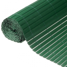NATURE zöld kétoldalú PVC kerti paraván 1 x 3 m kerti bútor