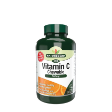Natures Aid C-500 Narancs Ízű Rágótabletta (100 Tabletta) vitamin és táplálékkiegészítő
