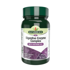 Natures Aid Digestive Enzyme Complex tabletta 60 db vitamin és táplálékkiegészítő