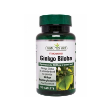  Natures Aid Ginkgo Biloba 6000 mg 90 db vitamin és táplálékkiegészítő