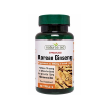  Natures Aid Koreai Ginzeng 600 mg 90 db gyógyhatású készítmény
